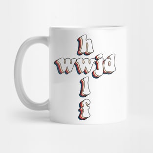 hwlf x wwjd Mug